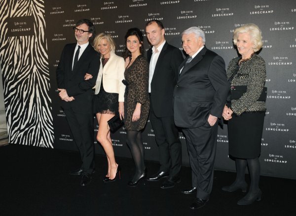 Kate Moss, Jean Cassegrain, Isabelle de Lafontaine, Olivier Cassegrain, Philippe Cassegrain i Michelle Cassegrain