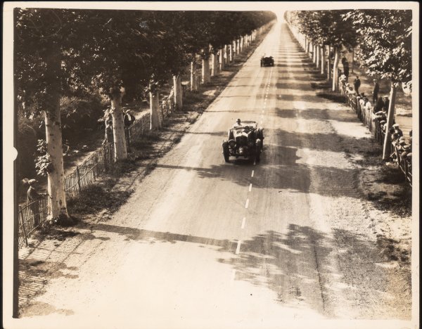 Le Mans 1930. - Bentley Blower na Mulsanne ravnini