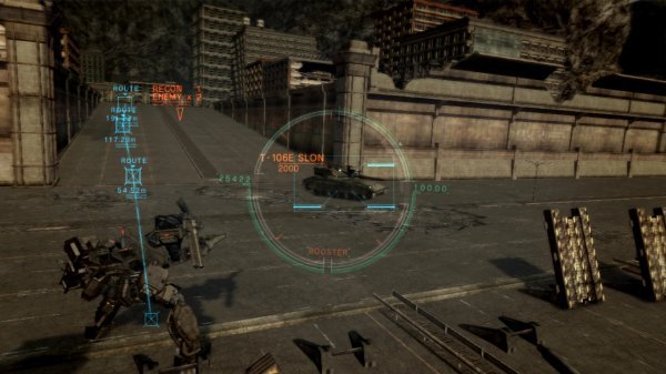 Armored Core 5 poznat je po vrlo oskudnoj kampanji i neobičnim dizajnerskim odlukama