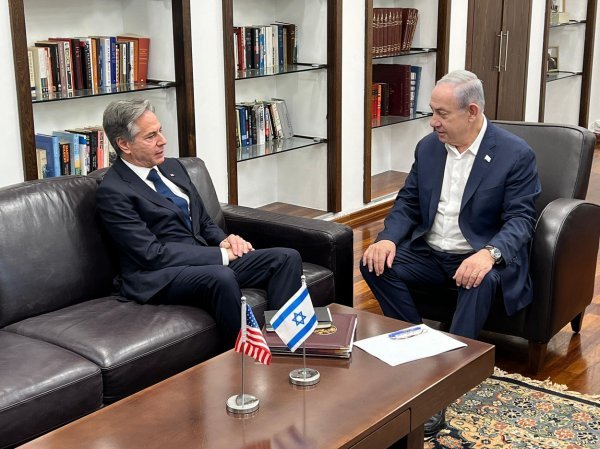 Antony Blinken i Benjamin Netanyahu