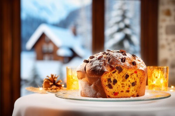 Panettone se tradicionalno priprema od jaja, maslaca i kandiranog voća