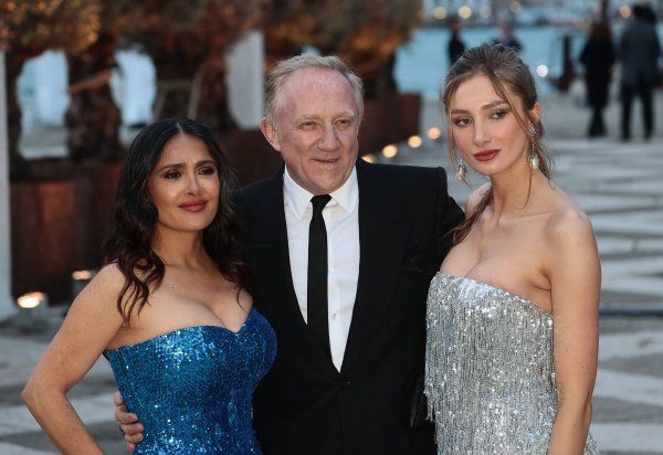 Salma Hayek, Mathilde i François-Henri Pinault