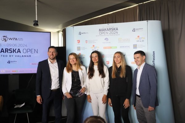 Najava WTA Makarska Opena u Zagrebu_Feliks Lukas, Ivana Budin Arhanić, Petra Marčinko, Lucija Ćirić Bagarić, Krešimir Šamija