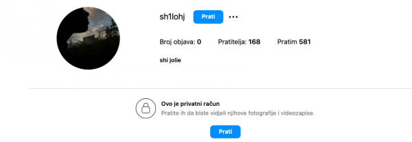 Instagram profil Shiloh Jolie