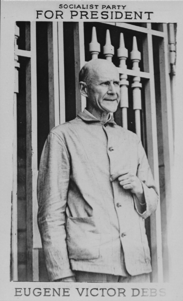 Eugene Debs se 1920. u SAD-u kandidirao na predsjedničkim izborima iz zatvora