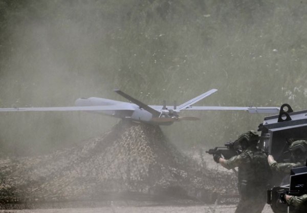 Dron SM2 Vojske Srbije na vježbi "Vatreni udar 2024"
