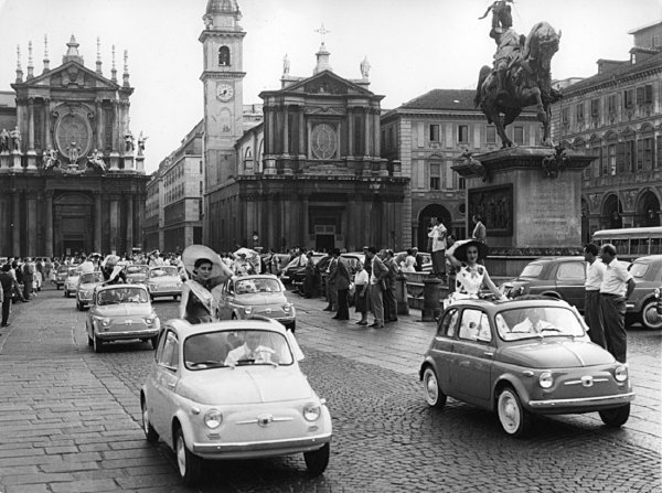 FIAT 500 na slaonu Milano Auto Classica