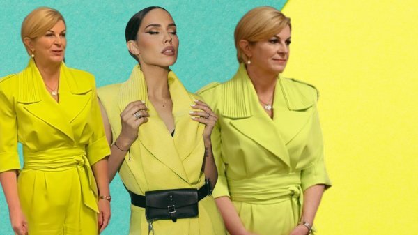 Kolinda Grabar Kitarović u kreaciji brenda Krie Design