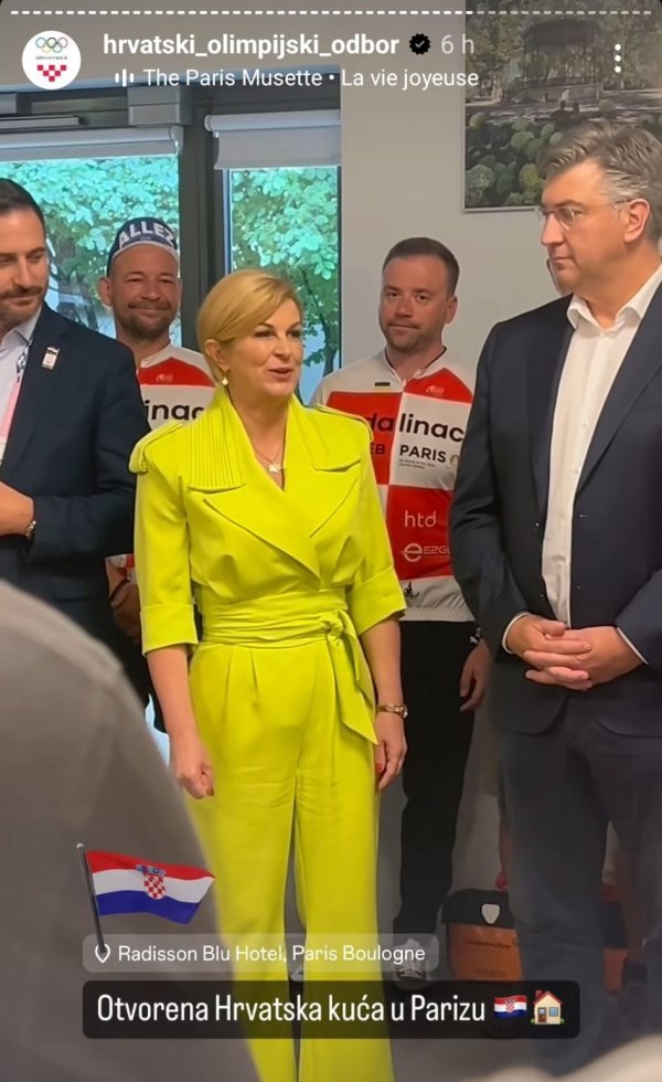 Kolinda Grabar-Kitarović u olimpijskom selu