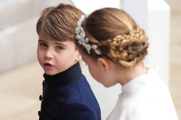 Princeza Charlotte i princ Louis na krunidbi kralja Charlesa, 2023.