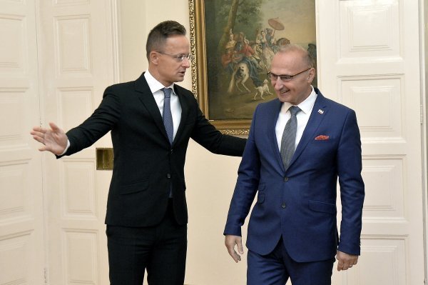 Peter Szijjarto i Gordan Grlić Radman