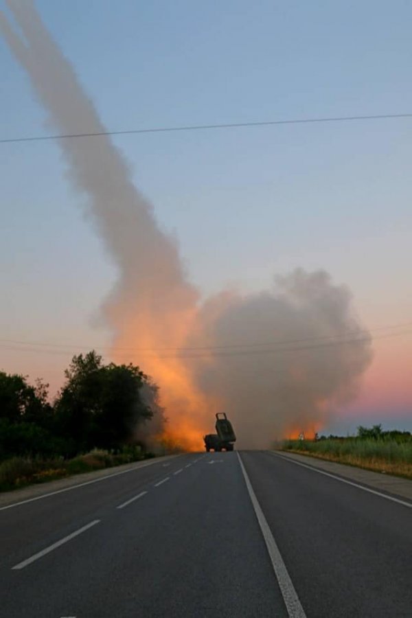 Ukrajinski HIMARS na bojišnici u Zaporižji