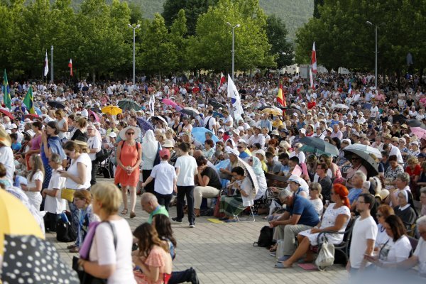 Hodočasnici u Međugorju