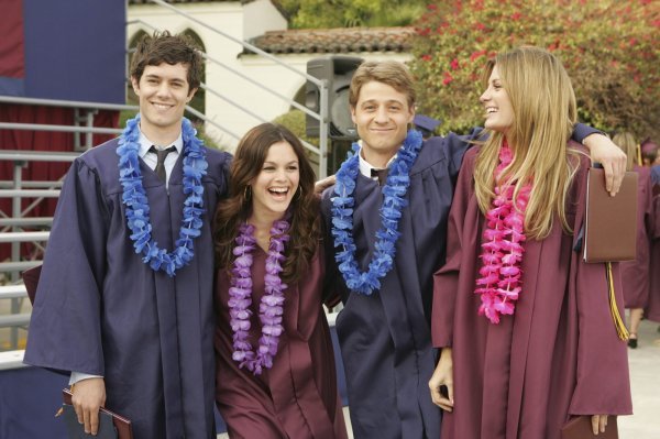 Adam Brody, Rachel Bilson, Benjamin McKenzie & Mischa Barton