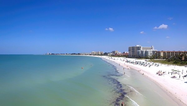 Siesta Key Beach - ilustracija