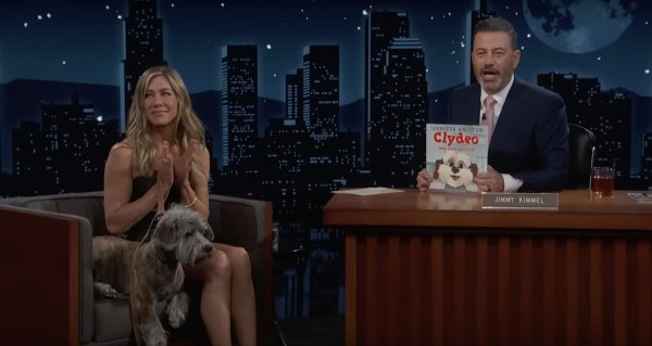 Jennifer Aniston u emisiji 'Jimmy Kimmel Live'