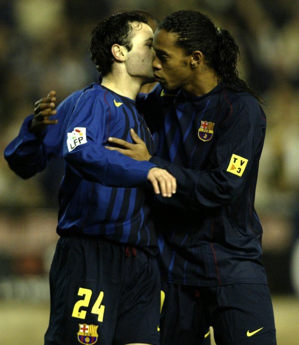 Iniesta i Ronaldinho