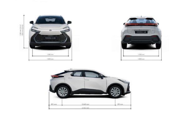 Toyota C-HR - dimenzije