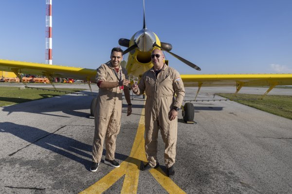 Piloti Krešimir Vlašić i Tomislav Gržetić