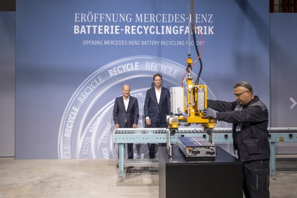 Mercedes-Benz otvara vlastitu tvornicu za recikliranje kako bi zatvorio krug baterija