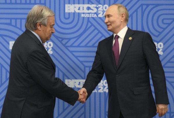 Antonio Guterres i Vladimir Putin