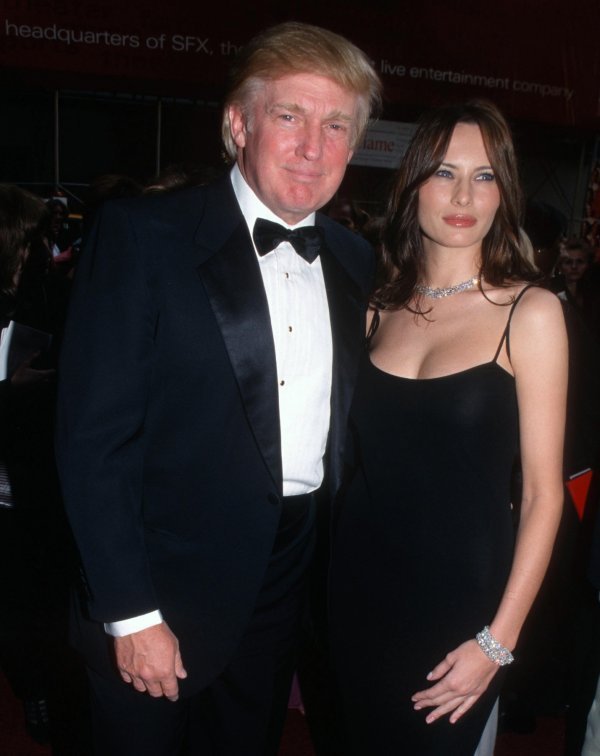 Donald i Melania Trump 2001. godine