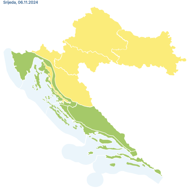 Žuti meteoalarm zbog magle