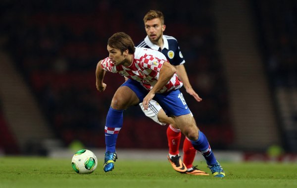 Niko Kranjčar u dresu hrvatske nogometne reprezentacije 2014. godine