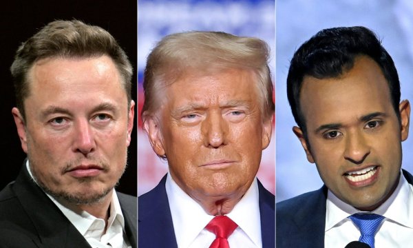 Elon Musk, Donald Trump, Vivek Ramaswamy