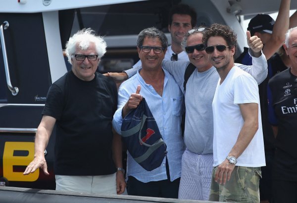 Patrizio Bertelli, Agostino Randazzo, Matteo Plazzi i Lorenzo Bertelli