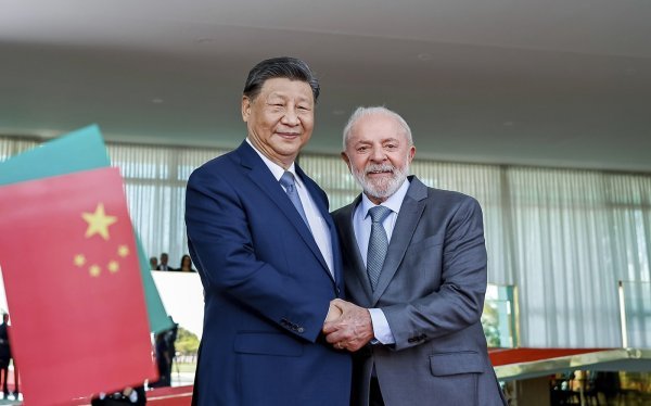 Xi Jinping i Luiz Inacio Lula da Silva