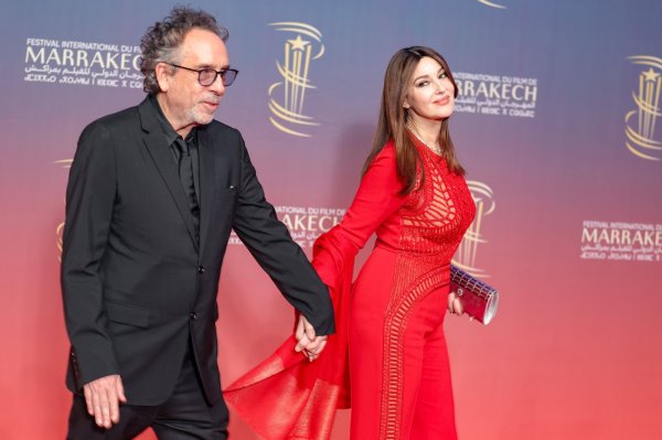 Tim Burton i Monica Bellucci