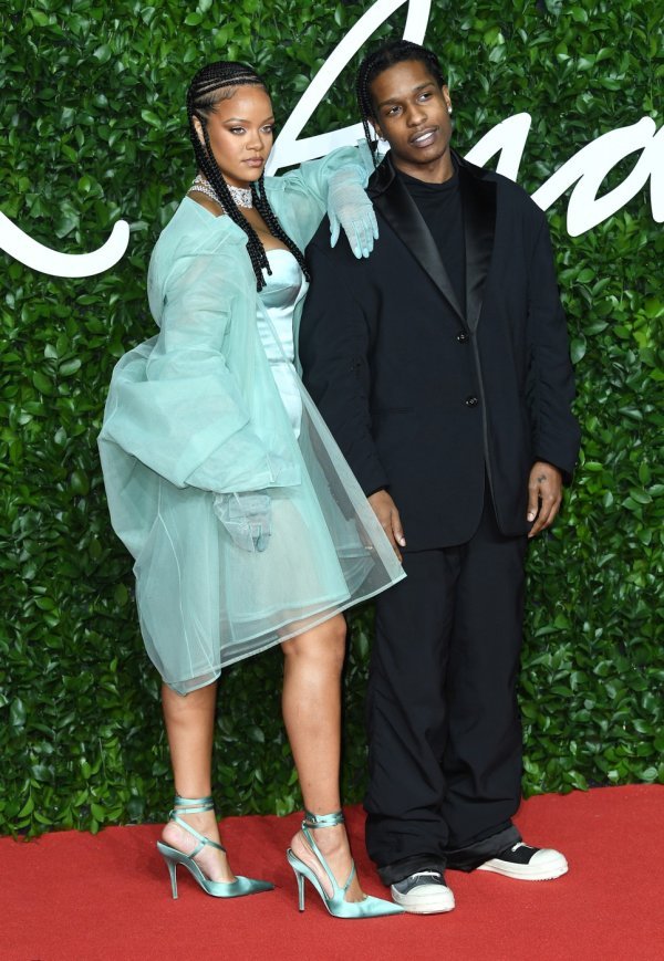 Rihanna i A$AP Rocky na dodjeli Fashion Awards 2019. godine