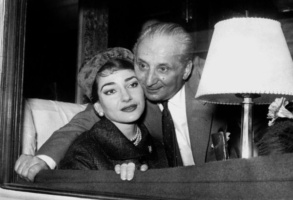 Maria Callas i Giovanni Battista Meneghini