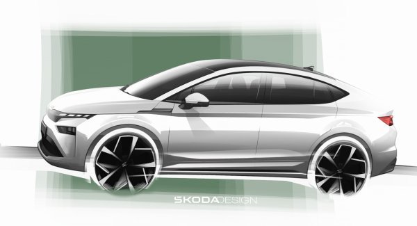 Škoda Enyaq Coupé: dizajnerska skica