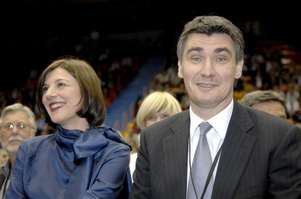 Sanja Musić Milanović i Zoran Milanović na 11. konvenciji SDP-a 2011. godine