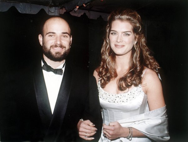 Brooke Shields i Andre Agassi