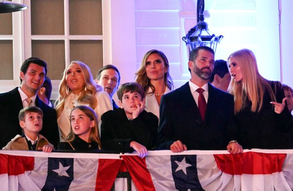 Michael Boulos, Tiffany Trump, Jared Kushner, Bettina Anderson, Donald Trump Jr. and Ivanka Trump