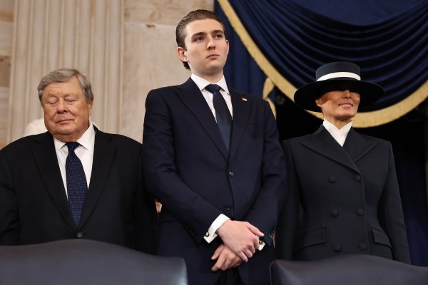 Viktor Knavs, Barron i Melania Trump