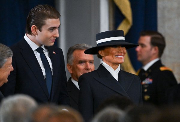 Barron i Melania Trump