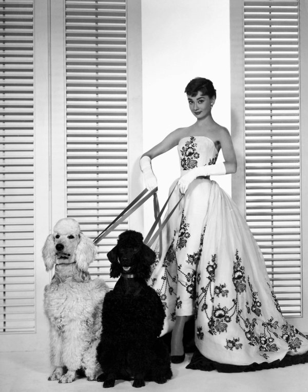 Audrey Hepburn u Givenchyjevoj kreaciji 1954. godine