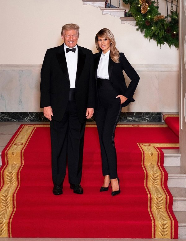 Melania Trump i Donald Trump 2020.