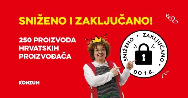 Konzum snižava i zaključava cijene