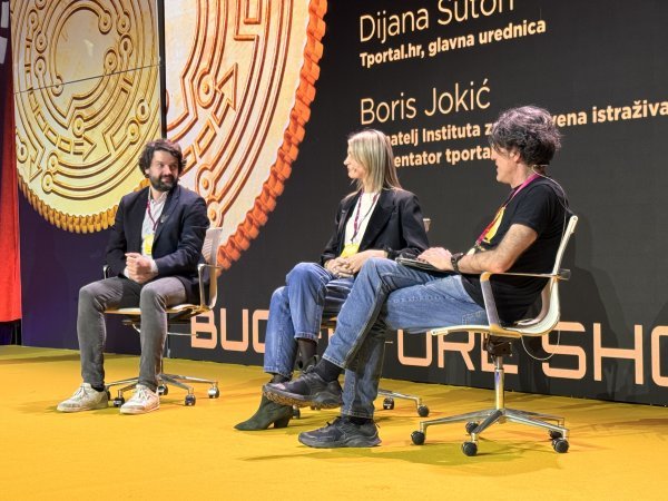 Boris Jokić, Dijana Suton i Bojan Mušćet na Bug Future Showu