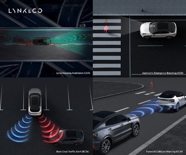 Lynk&Co 02 - sustavi sigurnosti i ADAS