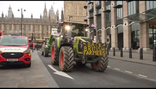 Prosvjed farmera u Londonu