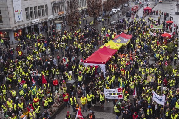 Štrajk u Nürnbergu za veće plaće u javnom sektoru