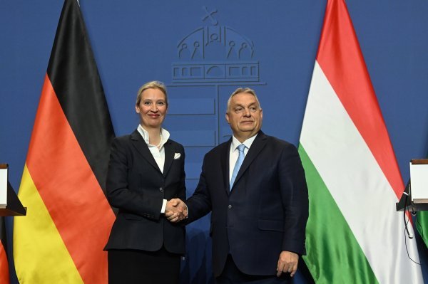 Alice Weidel i Viktor Orban