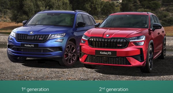 Škoda Kodiaq RS – dvije generacije RS modela