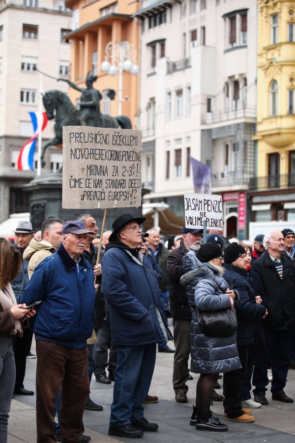 Prosvjed umirovljenika